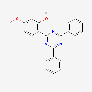 molecular formula C22H17N3O2 B1165805 2-(4,6-Diphenyl-1,3,5-triazin-2-yl)-5-methoxyphenol CAS No. 106556-36-9