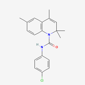 N-(4-chlorophenyl)-2,2,4,6-tetramethylquinoline-1(2H)-carboxamide