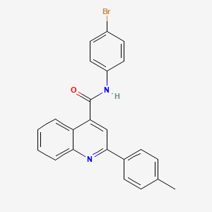 N-(4-bromophenyl)-2-(4-methylphenyl)quinoline-4-carboxamide