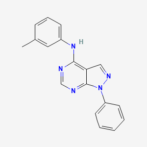 N-(3-methylphenyl)-1-phenyl-1H-pyrazolo[3,4-d]pyrimidin-4-amine