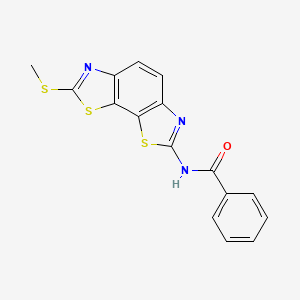 N-(2-methylsulfanyl-[1,3]thiazolo[4,5-g][1,3]benzothiazol-7-yl)benzamide