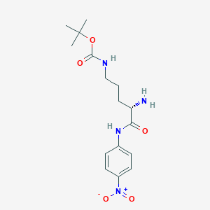 tert-butyl N-[(4S)-4-amino-5-(4-nitroanilino)-5-oxopentyl]carbamate