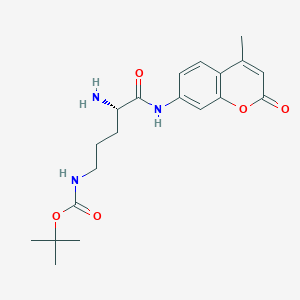 molecular formula C20H27N3O5 B1165841 H-Orn(Boc)-AMC 