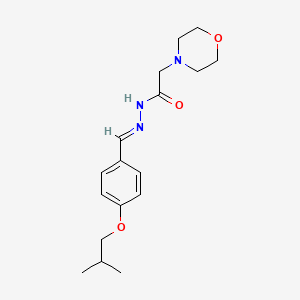 N'-[(E)-[4-(2-Methylpropoxy)phenyl]methylidene]-2-(morpholin-4-YL)acetohydrazide