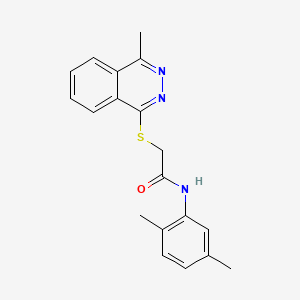 N-(2,5-dimethylphenyl)-2-[(4-methylphthalazin-1-yl)sulfanyl]acetamide