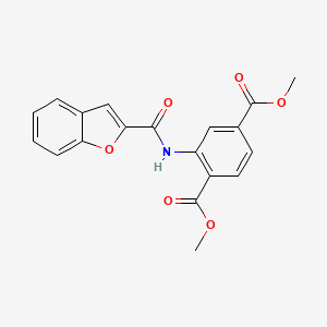 Dimethyl 2-((1-benzofuran-2-ylcarbonyl)amino)terephthalate