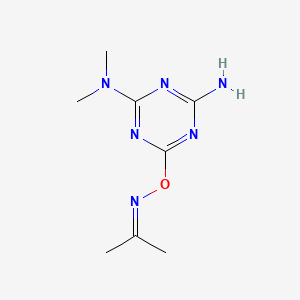 N,N-dimethyl-6-[(propan-2-ylideneamino)oxy]-1,3,5-triazine-2,4-diamine