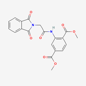 dimethyl 2-{[(1,3-dioxo-1,3-dihydro-2H-isoindol-2-yl)acetyl]amino}terephthalate