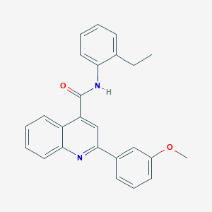 N-(2-ethylphenyl)-2-(3-methoxyphenyl)quinoline-4-carboxamide