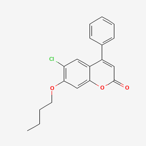 7-Butoxy-6-chloro-4-phenyl-chromen-2-one