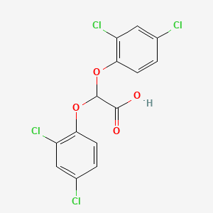 molecular formula C14H8Cl4O4 B1165892 Bis(2,4-dichlorophenoxy)acetic acid CAS No. 100541-30-8