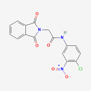 N-(4-chloro-3-nitrophenyl)-2-(1,3-dioxo-1,3-dihydro-2H-isoindol-2-yl)acetamide