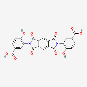 3,3'-(1,3,5,7-tetraoxo-5,7-dihydropyrrolo[3,4-f]isoindole-2,6(1H,3H)-diyl)bis(4-hydroxybenzoic acid)