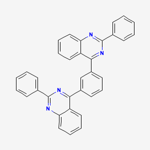 2-Phenyl-4-[3-(2-phenylquinazolin-4-yl)phenyl]quinazoline