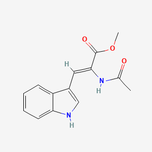 2-Acetylamino-3-(1H-indol-3-yl)-acrylic acid methyl ester