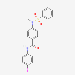 N-(4-Iodophenyl)-4-(N-methylbenzenesulfonamido)benzamide