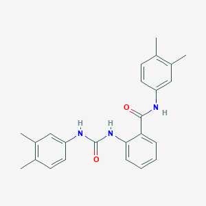 N-(3,4-Dimethylphenyl)-2-{[(3,4-dimethylphenyl)carbamoyl]amino}benzamide