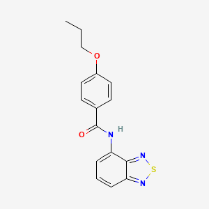 N-(2,1,3-benzothiadiazol-4-yl)-4-propoxybenzamide