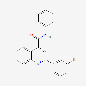 2-(3-bromophenyl)-N-phenylquinoline-4-carboxamide