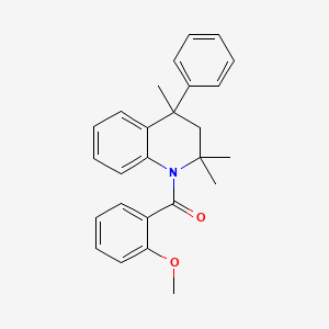 1-(2-Methoxybenzoyl)-2,2,4-trimethyl-4-phenyl-1,2,3,4-tetrahydroquinoline