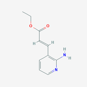 molecular formula C10H12N2O2 B1165947 Ethyl 3-(2-aminopyridin-3-yl)acrylate CAS No. 104830-01-5