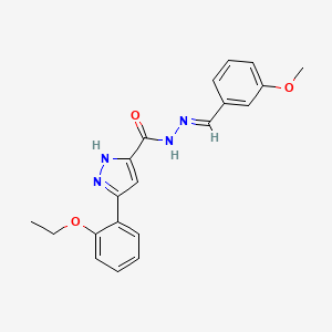 3-(2-Ethoxyphenyl)-N'-(3-methoxybenzylidene)-1H-pyrazole-5-carbohydrazide