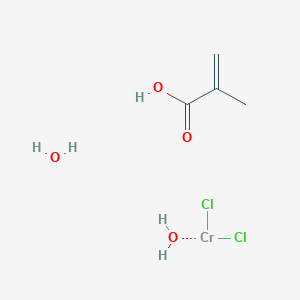 molecular formula C4H10Cl2CrO4 B1165961 Chromium, aqua chloro hydroxy methacrylate complexes CAS No. 111031-82-4