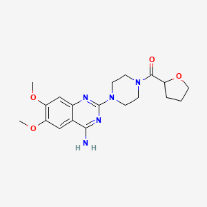 [4-(4-Amino-6,7-Dimethoxyquinazolin-2-Yl)piperazin-1-Yl][(2r)-Tetrahydrofuran-2-Yl]methanone