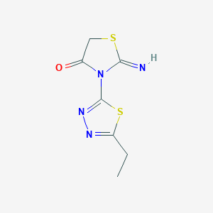 3-(5-Ethyl-1,3,4-thiadiazol-2-yl)-2-imino-1,3-thiazolidin-4-one