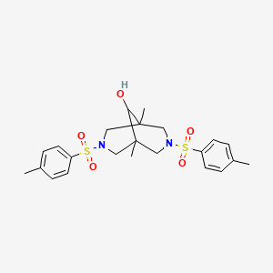 1,5-Dimethyl-3,7-bis-(toluene-4-sulfonyl)-3,7-diaza-bicyclo[3.3.1]nonan-9-ol