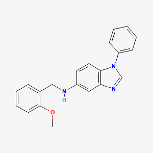 N-(2-methoxybenzyl)-1-phenyl-1H-benzimidazol-5-amine