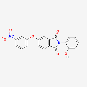 2-(2-Hydroxyphenyl)-5-(3-nitrophenoxy)isoindoline-1,3-dione