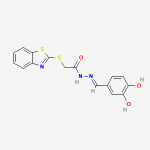 2-(1,3-Benzothiazol-2-ylthio)-N'-(3,4-dihydroxybenzylidene)acetohydrazide