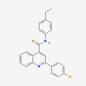 2-(4-bromophenyl)-N-(4-ethylphenyl)quinoline-4-carboxamide