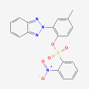 2-(2H-benzotriazol-2-yl)-4-methylphenyl 2-nitrobenzenesulfonate