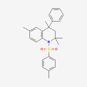 2,2,4,6-Tetramethyl-1-[(4-methylphenyl)sulfonyl]-4-phenyl-1,2,3,4-tetrahydroquinoline