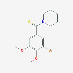 (3-Bromo-4,5-dimethoxyphenyl)(piperidin-1-yl)methanethione