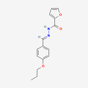 N'-[(E)-(4-propoxyphenyl)methylidene]furan-2-carbohydrazide