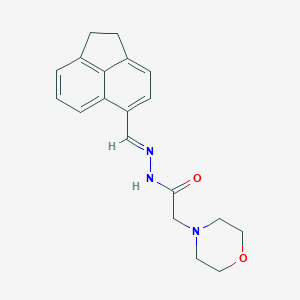 N'-[(E)-1,2-dihydroacenaphthylen-5-ylmethylidene]-2-(morpholin-4-yl)acetohydrazide