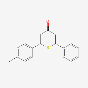 2-(4-Methylphenyl)-6-phenylthian-4-one