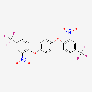 2-Nitro-1-{4-[2-nitro-4-(trifluoromethyl)phenoxy]phenoxy}-4-(trifluoromethyl)benzene