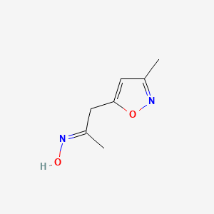 molecular formula C7H10N2O2 B1166077 1-(3-Methylisoxazol-5-yl)propan-2-one oxime CAS No. 19986-26-6