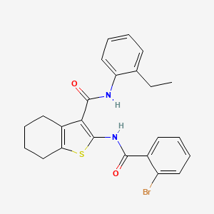 2-{[(2-bromophenyl)carbonyl]amino}-N-(2-ethylphenyl)-4,5,6,7-tetrahydro-1-benzothiophene-3-carboxamide