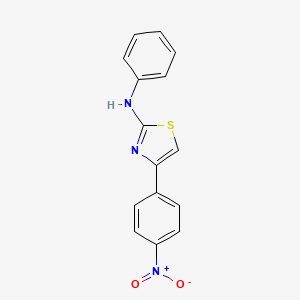 4-(4-nitrophenyl)-N-phenyl-1,3-thiazol-2-amine