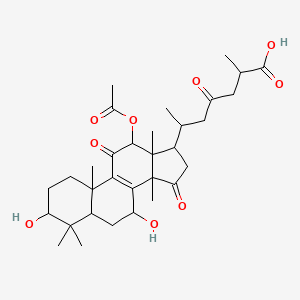 molecular formula C32H46O9 B1166108 灵芝酸 K CAS No. 104700-95-0