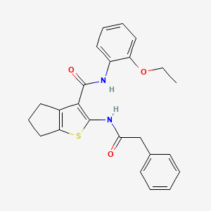 N-(2-ethoxyphenyl)-2-[(phenylacetyl)amino]-5,6-dihydro-4H-cyclopenta[b]thiophene-3-carboxamide