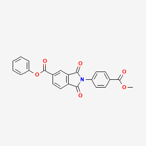 phenyl 2-[4-(methoxycarbonyl)phenyl]-1,3-dioxo-2,3-dihydro-1H-isoindole-5-carboxylate