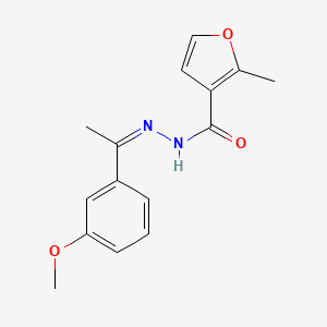 N'-[(1Z)-1-(3-methoxyphenyl)ethylidene]-2-methylfuran-3-carbohydrazide