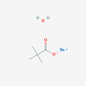 molecular formula C5H11NaO3 B116614 三甲基乙酸钠水合物 CAS No. 143174-36-1