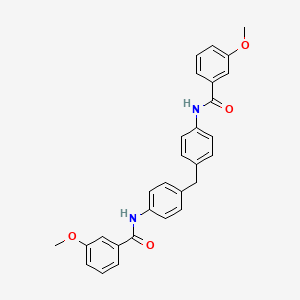 N,N'-(methanediyldibenzene-4,1-diyl)bis(3-methoxybenzamide)